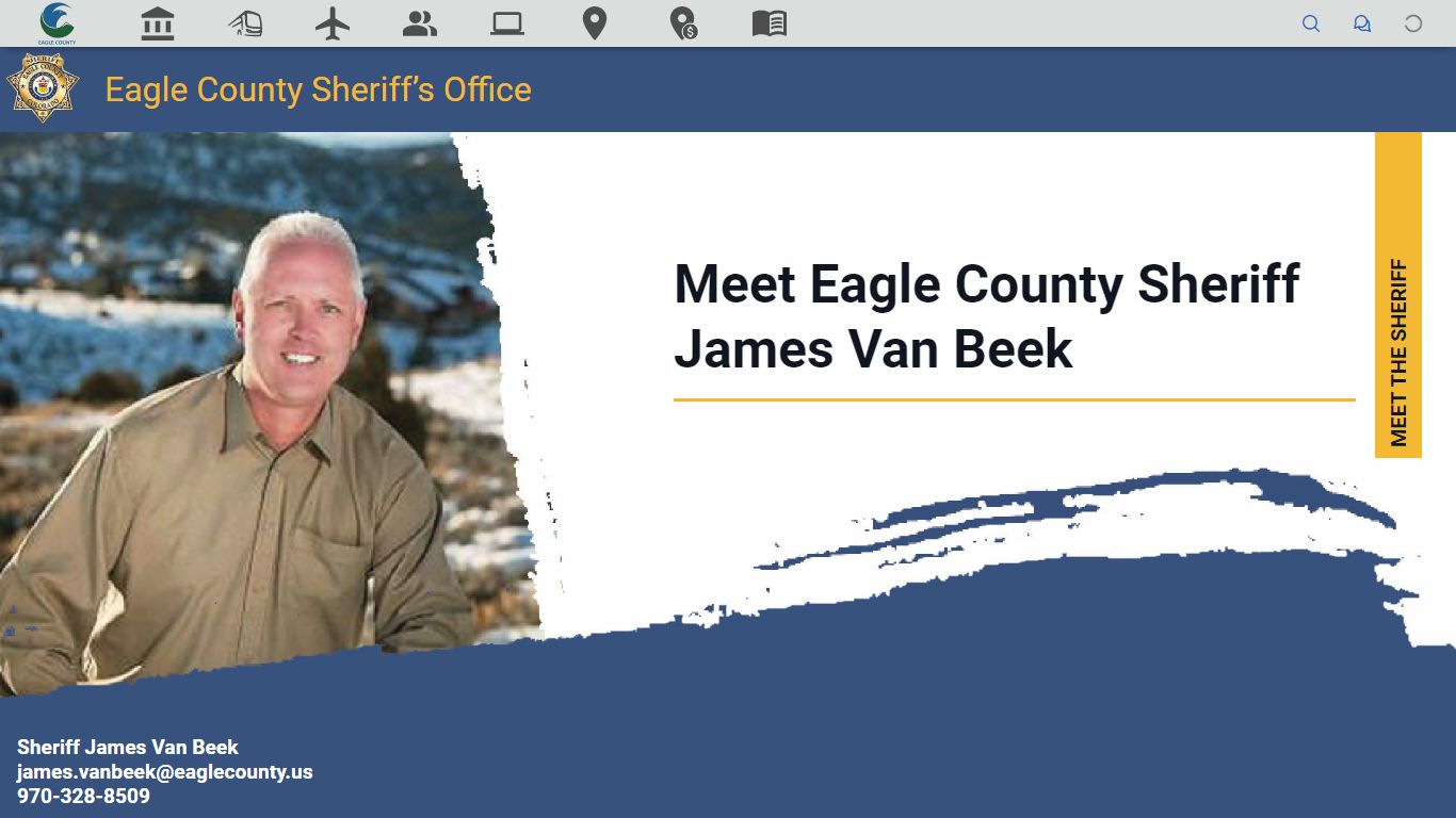 Meet the Sheriff - Eagle County, Colorado