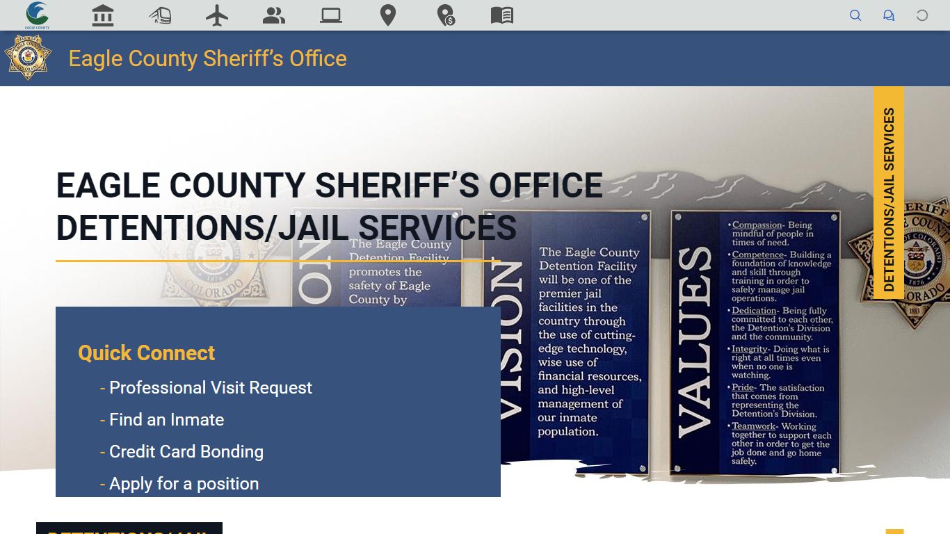 Detentions/Jail Services - Eagle County, Colorado